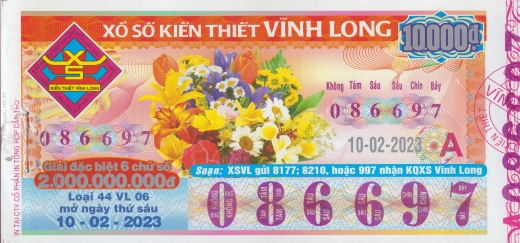 xổ số vĩnh long bữa nay