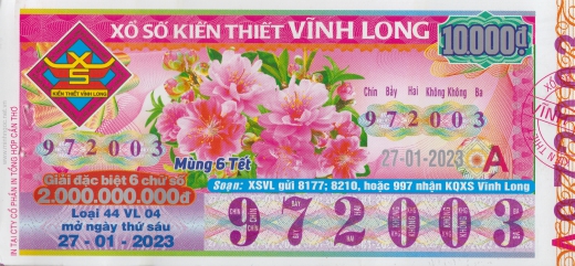 xổ số vĩnh long ngày nay