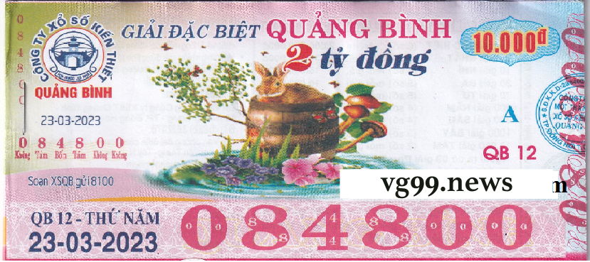 Ảnh vé số Quảng Bình