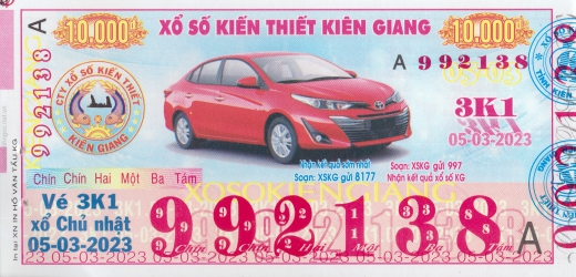 xổ số kiên giang trong tháng