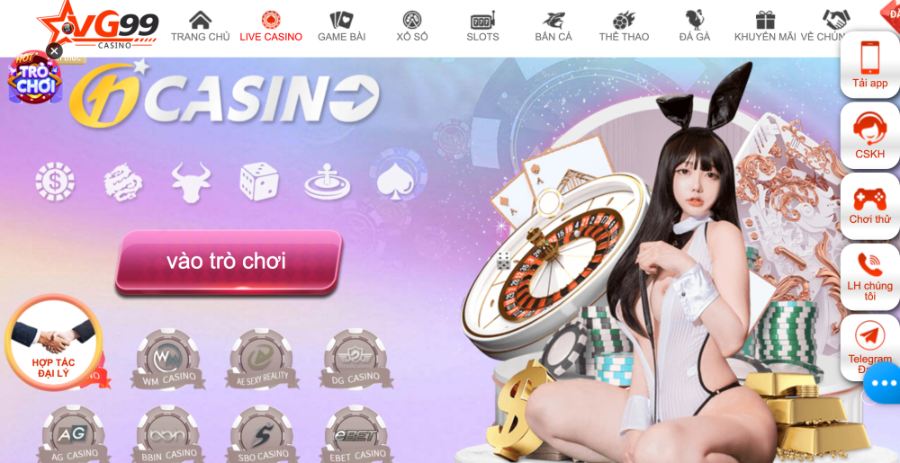 Thé giới casino đầy thú vị và màu sắc