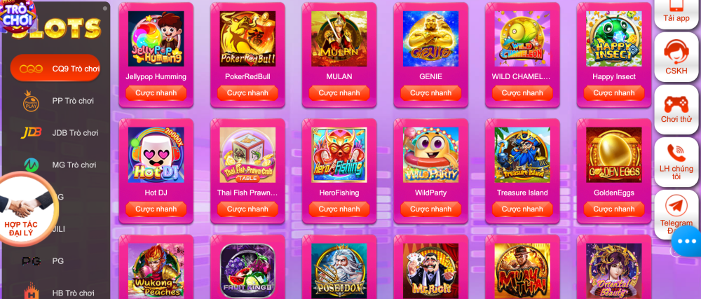 Slots game tại VG99 đẳng cấp số 1